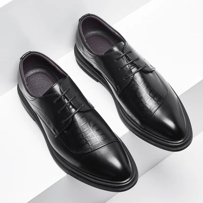 Handmade Mens Oxford Shoes Grey Leather Brogue Men's Dress Shoes Classic Business Formal Shoes for Man Wedding Zapatillas Hombre