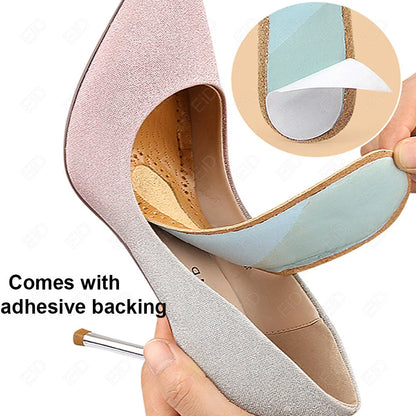 Leather Self-adhesive arch support  Insoles for Women High-heels Sandals Anti Slip Breathable Sweat-absorbent Shoe Pad Stickers