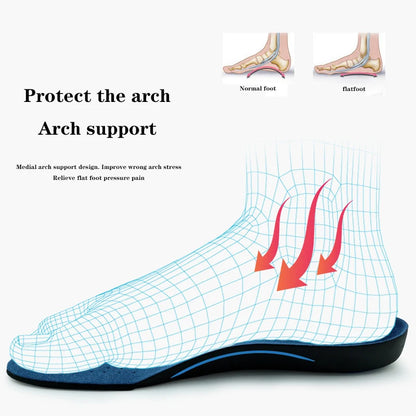 1 Pair Orthotic Insoles For Flat Feet Arch Support Orthopedic Insoles For Feet Correction Shoe Pad Men Women High Quality