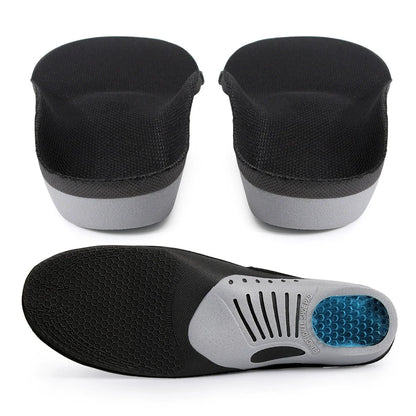 1 Pair Foot Pain Relief Supportive Shoe Inserts Orthotic Arch Support Cushioned Comfort Insoles for Women Men Heel Pain Relief