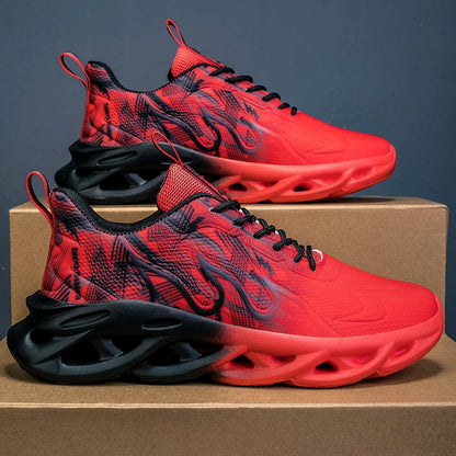 YRZL Men's Running Casual Sneakers Lightweight Sports Shoes Men Comfortable Walking Shoes for Men Non Slip Breathable Athletic