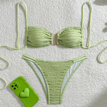 Summer Sexy Bikinis  Women's Swimwear Female Swimsuit For Swim Wear Bathing Suits Brazilian Bikini Set Beachwear Pool Bather