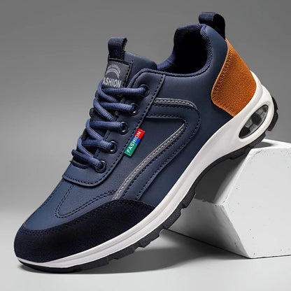 New spring casual and versatile men's sneakers, travel shoes and running sports shoes in large sizes