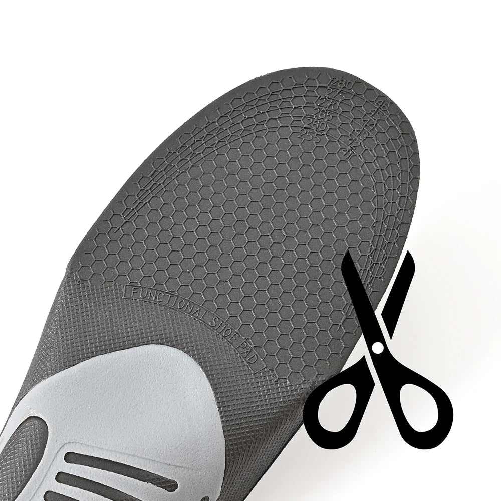 1 Pair Plantar Fasciitis Orthotic Shoe Inserts Arch Support Gel Comfort Shoe Insoles Athletic Running Insoles For Women And Men