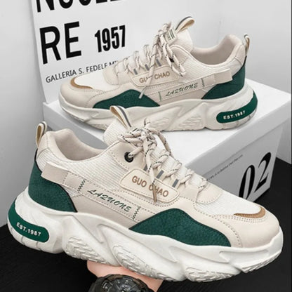 Men Platform Sneaker Mesh Breathable Casual Shoes Luxury Tennis Running Shoes for Men Outdoor Basketball Shoes Кроссовки Мужские