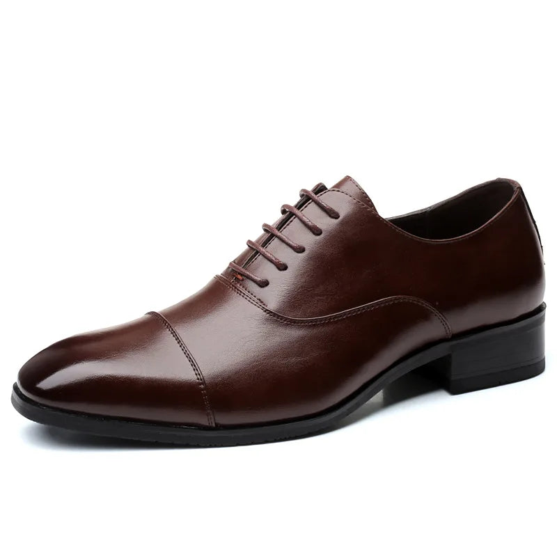 High Quality Men Casual Leather Shoe Classic Business Dress Shoes Fashion Office Oxfords Luxury Wedding Shoes for Men Big Size46
