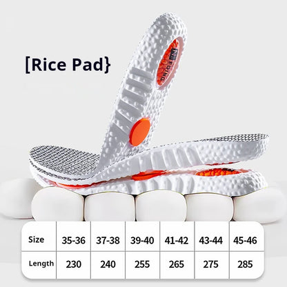 Air Cushion Sports Insole Men Women Arch Support Shoes Insoles Running Shock Absorption Shoe Sole Soft Comfort Shoes Pads 1Pair