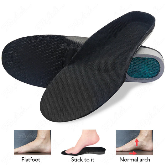 VTHRA Best Orthotic Gel Insole Pad Orthopedic Flat Foot Health Sole For Shoe Insert Arch Support Pad For Plantar Fasciiti Unisex