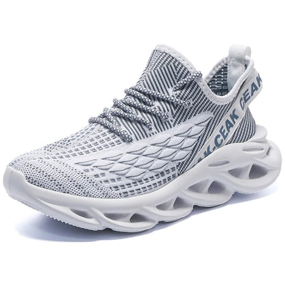 2025 Running Sneakers Newest Breathable Comfort For Men Low Top Large Size Men's Sports Increase Shoes Mesh Jogging Casual