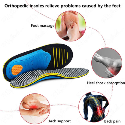 VTHRA High Quality EVA Orthotics Insoles For Flat Feet 3D Arch Support Orthopedic Shoes Sole Insoles For Men And Women Shoe Pads