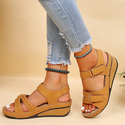 Summer Women Shoes Sandals Soft Sandals Woman Party Shoes For Women Wedge Walking Shoes Beach Women Sandal Female Footwear