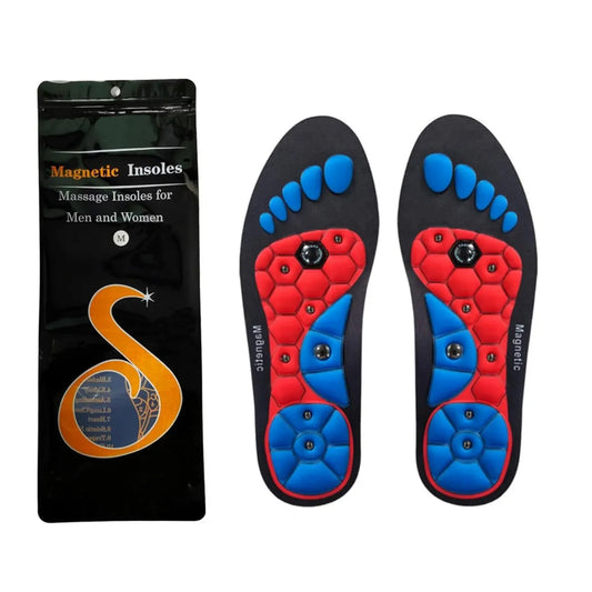 1 Pair Acupressure Foot Insoles for Men Women Orthopedic Gel Magnetic Shoe Inserts Magnet Technology Support Insole ﻿