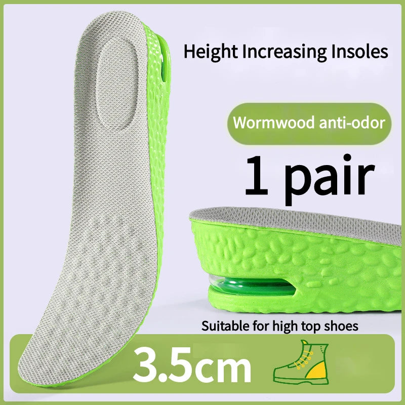 Height Increase Massage Insoles Insole Shock Absorbing