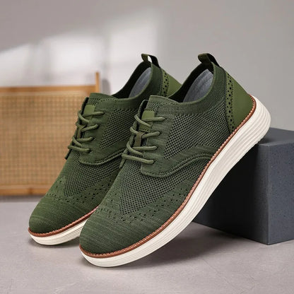 Asgard Men Casual Dress Sneakers Outdoor Comfort Lightweight Leisure Shoes Breathable Mesh Walking Shoes Soft Sole Sports Shoes