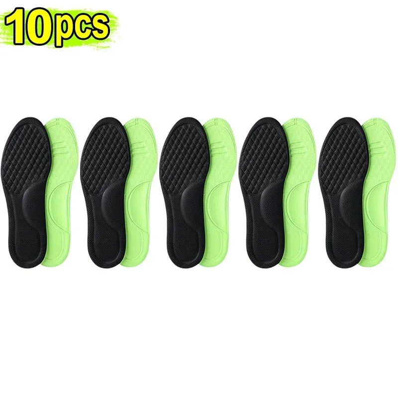 Unisex Soft Memory Foam Orthopedic Insoles Deodorizing Insole for Shoes Sports Absorbs Sweat Soft Antibacterial Shoe Accessories