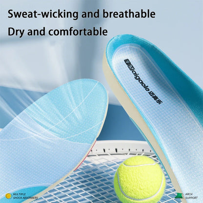 1Pair/2Pair Men's and Women's Sports Insoles Flat Foot Arch Support Orthotic Insoles Shock Absorbing Sole Comfortable Shoe Pads