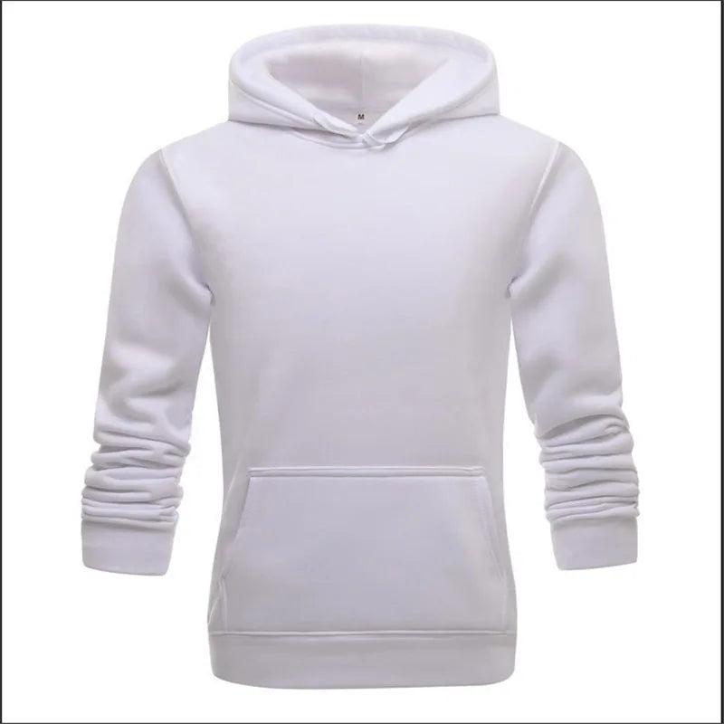 new couple sports style polyester hoodie plus fleece loose hoodie solid color hoodie windproof breathable coat top