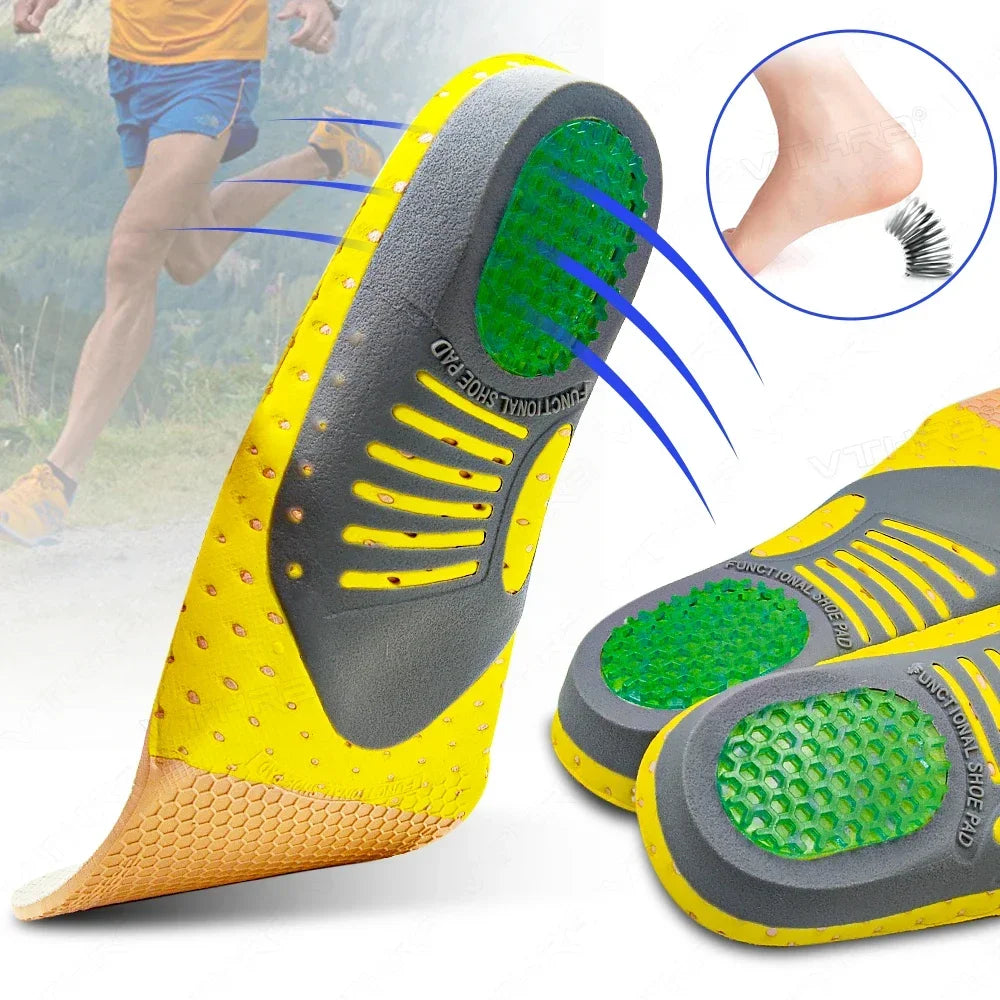1Pair Orthopedic Insoles Orthotics Flat Foot Health Sole Pad for Shoes Insert Arch Support Pad Plantar Fasciitis Feet Care Pads