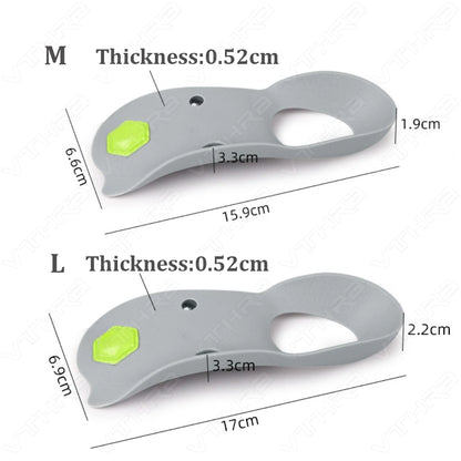 1 Pair Magnetic Orthopedic Insoles Orthotics Flat Sole Pads For Foot Health Shoes Insert  Arch Support Pad For Feet Care Insoles