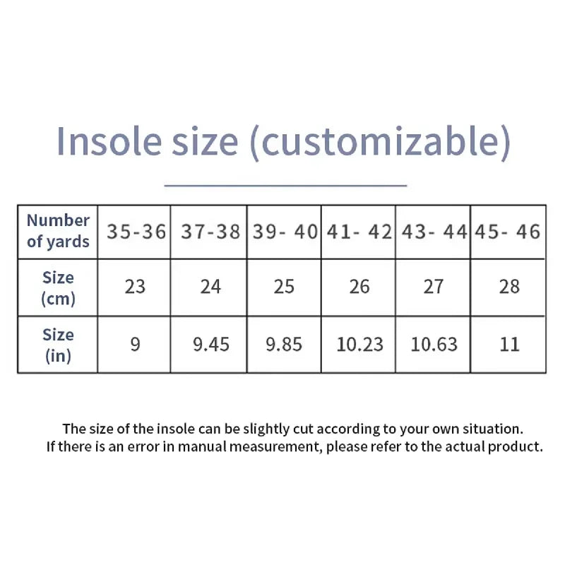 Sport Insoles for Shoes Sole Shock Absorption Deodorant Breathable Cushion Running Insoles for Feet Man Women Orthopedic Insoles