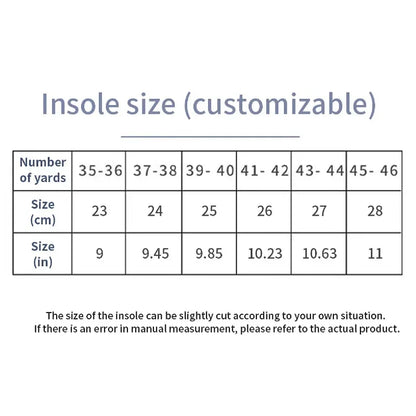 Sport Insoles for Shoes Sole Shock Absorption Deodorant Breathable Cushion Running Insoles for Feet Man Women Orthopedic Insoles