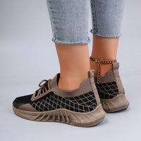summer breathable mesh flat shoes