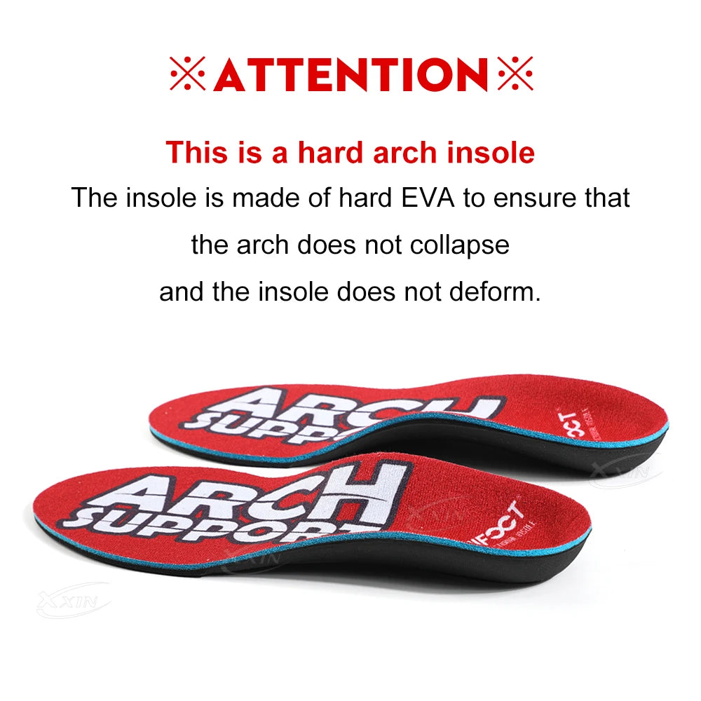 【Xxin】Arch Support Insole Orthopedic Insole Women Men Flat Foot Shoe Pad size35-46