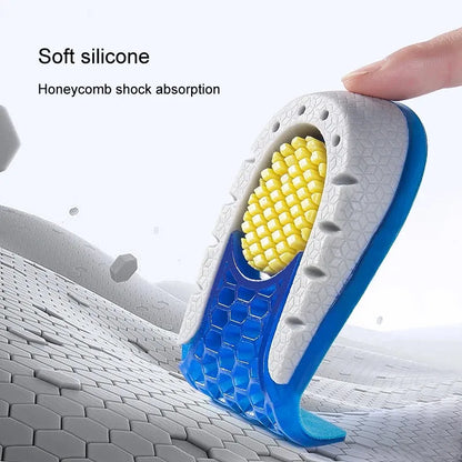 Premium TPE Gel Heightened Insole Half Shoe Pads for Men Women Comfortable Silicone Gel Invisible Heel Lift 1-3cm Soles Support
