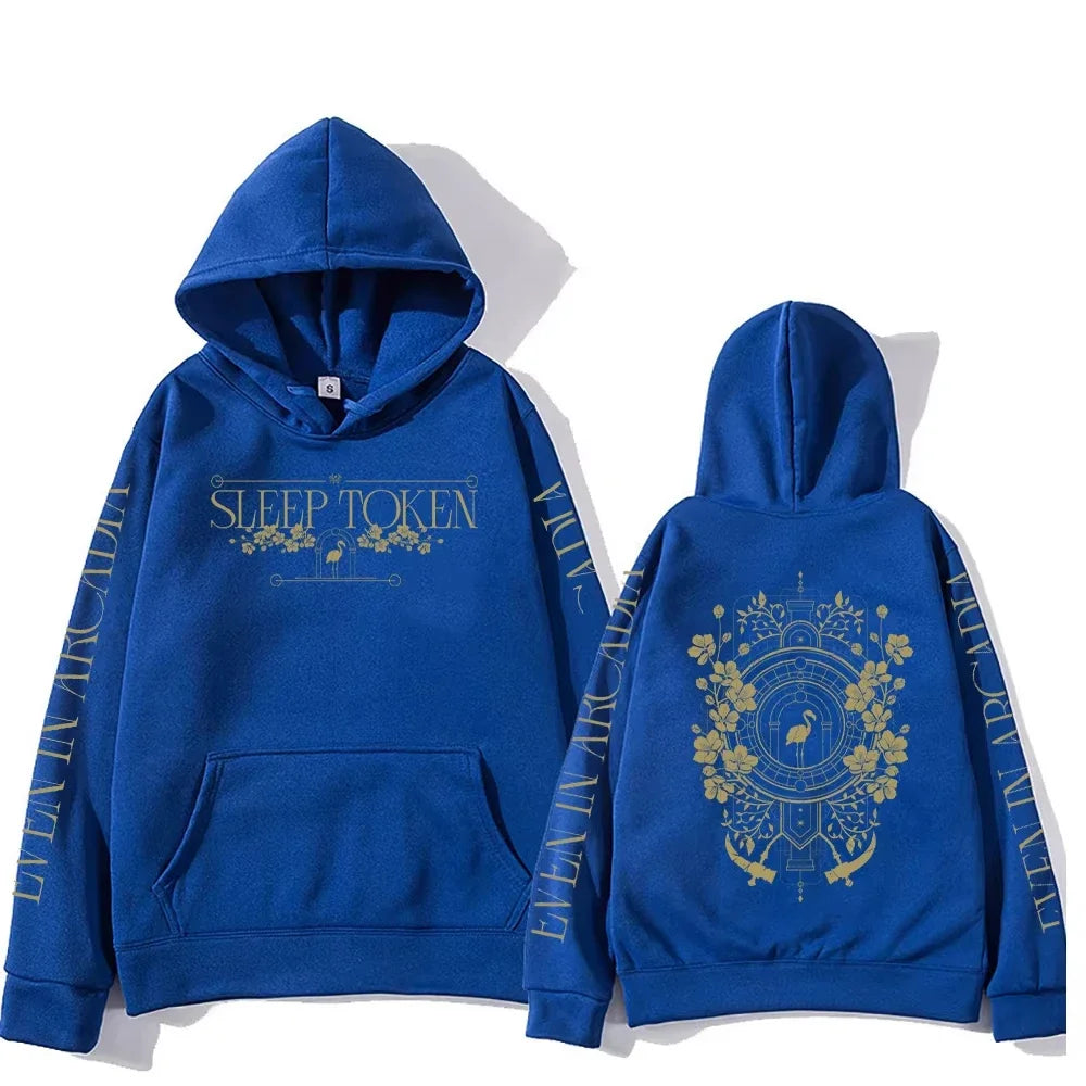 2025 SleepToken Metal Band Hoodies Unisex Men's Women Fans Sweatshirt Fashion Groove Metal Aesthetic Streetwear Retro Loose-fit