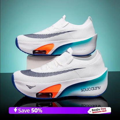 Air Cushion Running Shoes Speciality Marathon Men Sports Breathable Lightweight Women's Comfortable Nonskid Leisure Sneakers