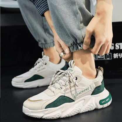 Men Platform Sneaker Mesh Breathable Casual Shoes Luxury Tennis Running Shoes for Men Outdoor Basketball Shoes Кроссовки Мужские
