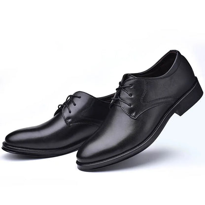 Men Formal Leather Shoes Black Pointed Toe Men Loafers Party Office Business Casual Shoes for Men Oxford Shoes Mens Dress Shoe
