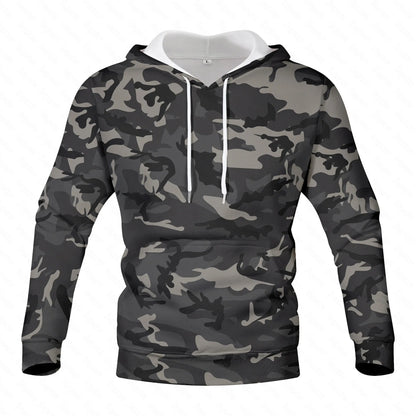 Camouflage Hoodies Men 2023 Spring Mens Military Hooded Sweatshirts Hoodie Male Street Hoody Army Green Sweatshirt Hip Hop S-4XL