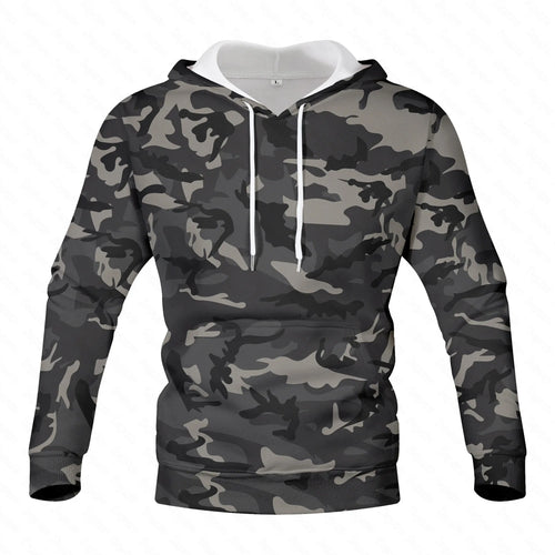 Camouflage Hoodies Men 2023 Spring Mens Military Hooded Sweatshirts Hoodie Male Street Hoody Army Green Sweatshirt Hip Hop S-4XL