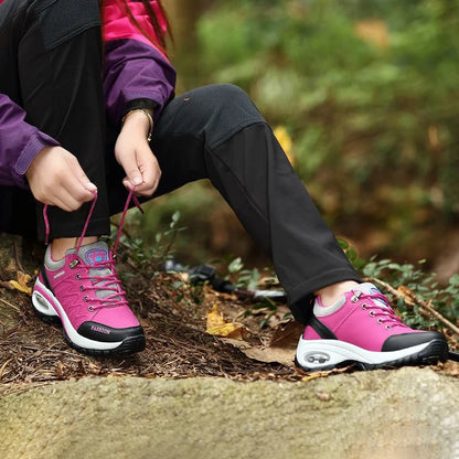 Comfortable Breathable Platform Shoes Fashion Lace Up Female Casual Shoes