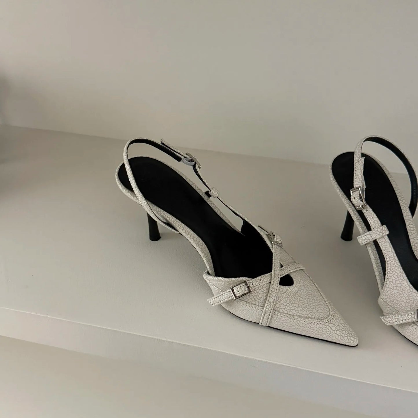 2025 New Women's Jeans Heeled Sandals Pointed High Heel Office Lady Shoes Beautiful Women high heels  Shoes  sandalias mujer