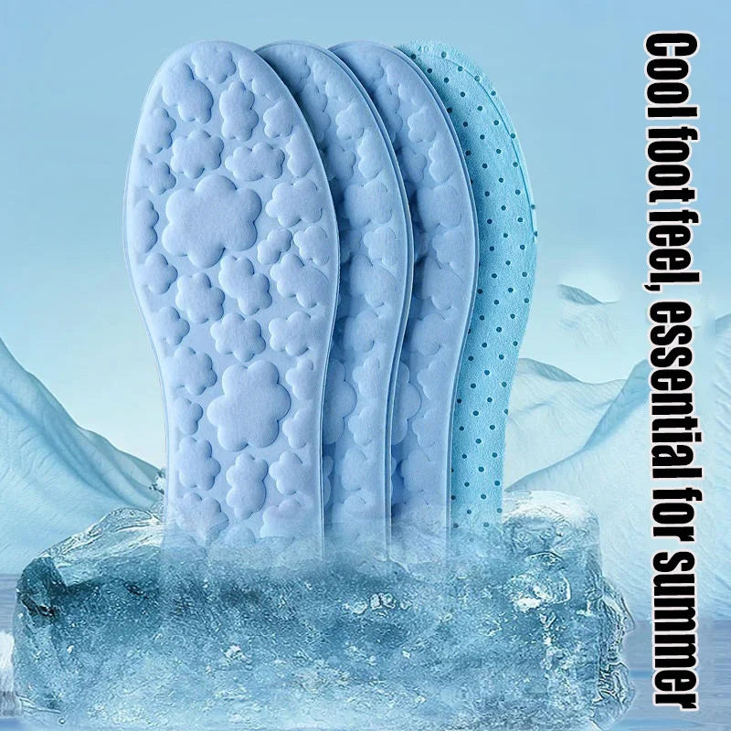 Massage Memory Foam Insoles for Shoes Sole Breathable Cushion Sport Insoles Feet Running Orthopedic Insoles Men Women Shoe Pads