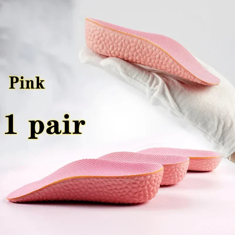Height Increase Insoles for Men Women Shoes Flat Feet Arch Support Orthopedic Insoles Sneakers Heel Lift Memory Foam Shoe Pads