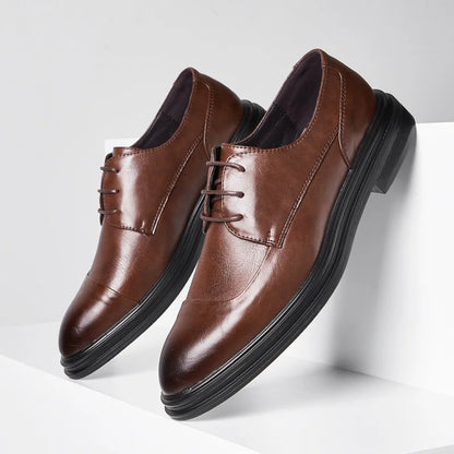 Handmade Mens Oxford Shoes Grey Leather Brogue Men's Dress Shoes Classic Business Formal Shoes for Man Wedding Zapatillas Hombre