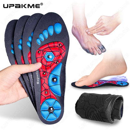 Magnetic Therapy Sports Medical Insoles Massage Foot Slimming Weight Loss Acupressure Insoles Health Care Anti-fatigue Shoe Pads