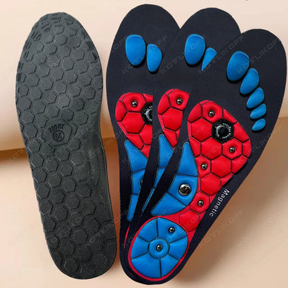 1 Pair Magnetic Therapy Foot Acupressure Insole Reflexology Pain Relief Health Massager Arch Support Shoes Soles Comfort Inserts