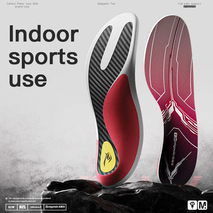 Maigaole Treadmill Special Carbon Plate Sports Insole Y-Shaped Lightweight Ultra-Thin Jogging Speed Shock-Absorbing Pad
