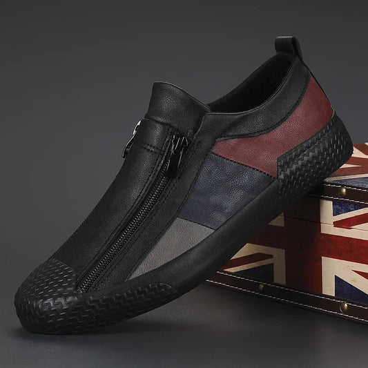 Men's Sneakers High Quality Men Shoes Comfortable Leather Shoes Wear-resistant Plus Size Casual Driving Shoes Hot Sale Moccasins