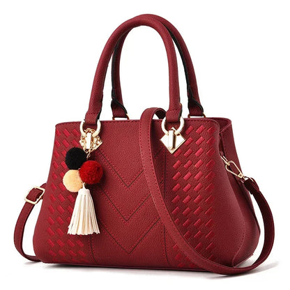 New Woman Shoulder Bag Large Capacity Handbag for Women Crossbody Bag PU Portable Bucket Bag Ladies Messenger Bags Tote Bags