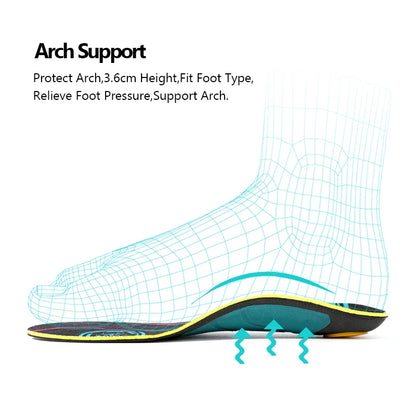 3ANGNI Insoles Orthopedic Arch Support Insole for Flat Feet EVA Shoe Pad Relieve Foot Pain Unisex Orthotic Insole