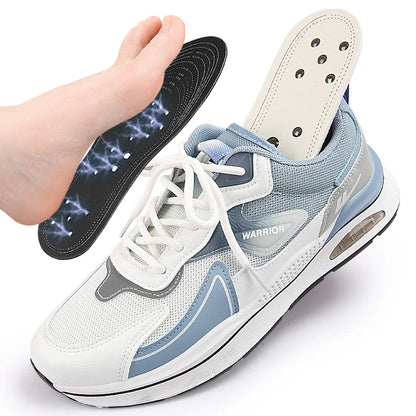 1Pair Magnetic Therapy Massage Insole Foot Acupoint Massage Insole Memory Foam Sole Men women Leg Fatigue Relief Shoe Insoles