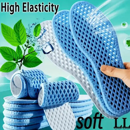 5Pair Summer Breathable Mesh Insoles for Men Women Deodorization Sweat Absorb Running Absorption Shoe Sole Sport Shoes Pads