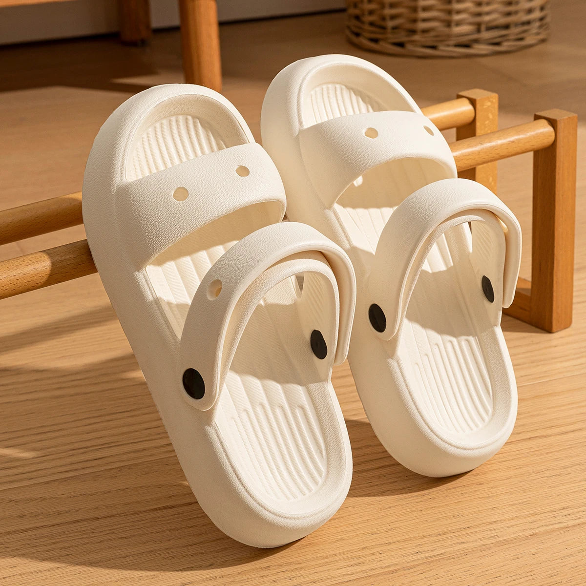 EVA Women Sandals Summer Increased Height Thick Bottom Sandals Comfortable Soft Indoor Outdoor Sandals