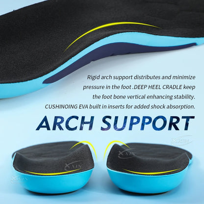 【Xxin】Arch Support Insoles Orthopedic Shoe Pads Gel Sport Insoles for Men Women Health Insole Size35-48