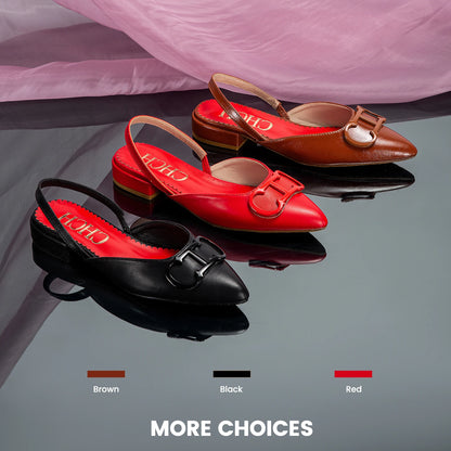 Summer Women's New 2024 Women's Low Heel Sandals Fashion Solid Color Simple Women's New Sandals